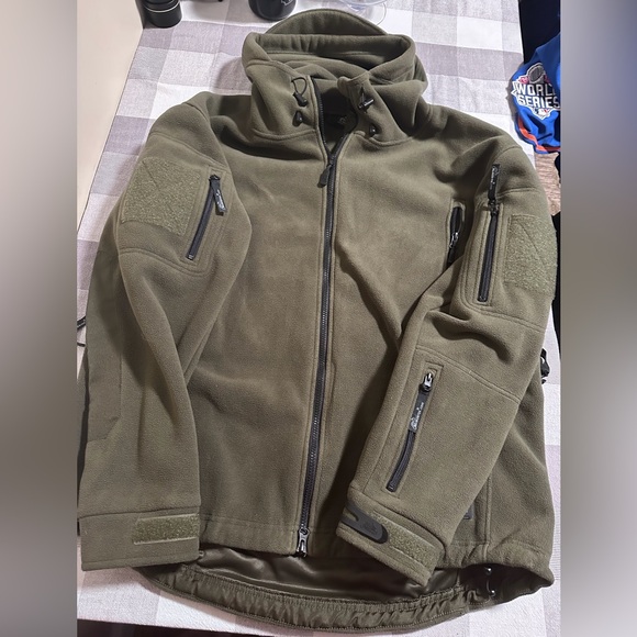 Helikon Tex Patriot Men's Tactical Warm Heavy Fleece Hoodie XL OD Olive Military - Picture 1 of 9